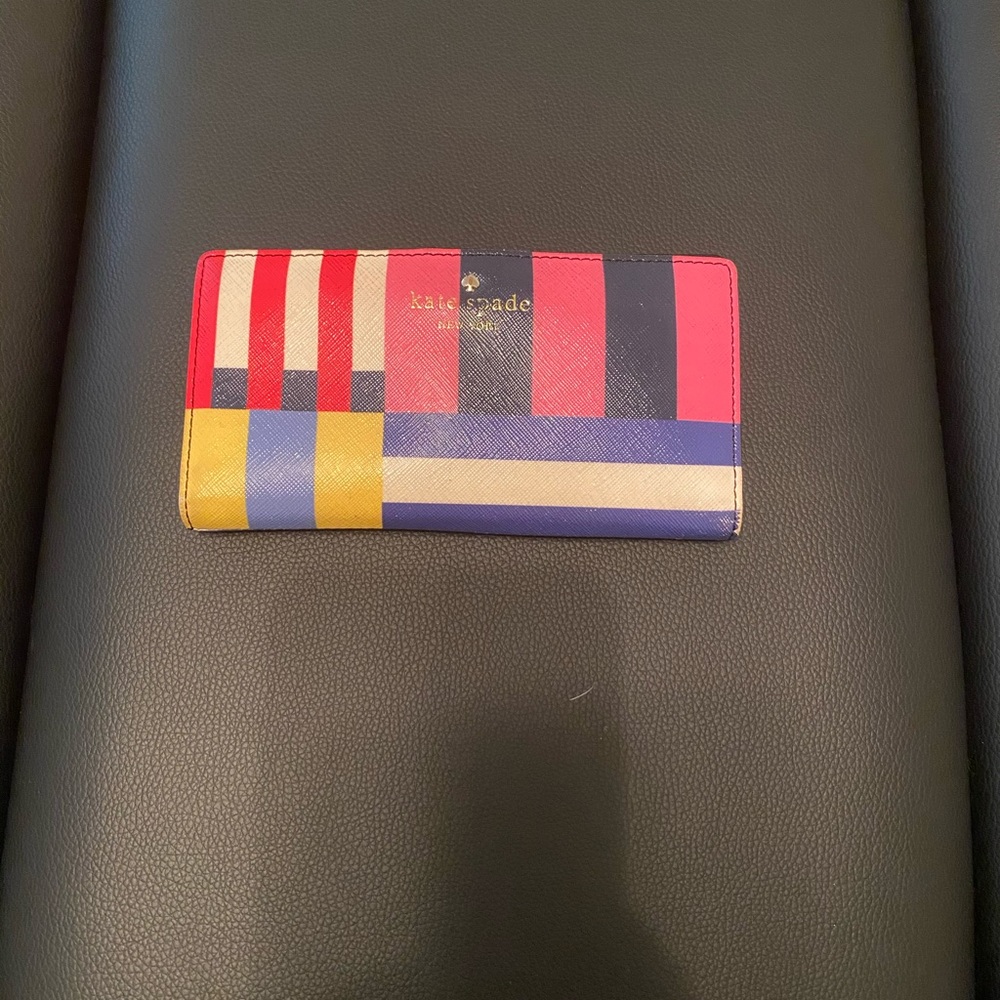 Kate spade multi color wallet
